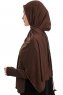 Azize - Pro Scarf Sport Hijab Set Marrón