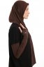 Azize - Pro Scarf Sport Hijab Set Marrón