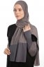 Azize - Pro Scarf Sport Hijab Set Gris Oscuro