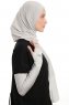 Azize - Pro Scarf Sport Hijab Set Gris Claro