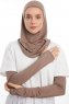 Bayda - Pro Sport Hijab Set Taupe Oscuro