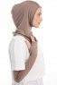 Bayda - Pro Sport Hijab Set Taupe Oscuro
