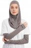 Bayda - Pro Sport Hijab Set Gris Oscuro