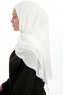 Eylem - Hijab Chiffon One Piece Crema