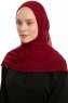 Eylem - Hijab Chiffon One Piece Burdeos
