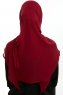 Eylem - Hijab Chiffon One Piece Burdeos