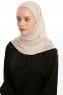 Eylem - Hijab Chiffon One Piece Beige
