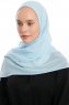 Eylem - Hijab Chiffon One Piece Azul Claro