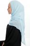 Eylem - Hijab Chiffon One Piece Azul Claro