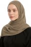 Eylem - Hijab Chiffon One Piece Verde Oliva
