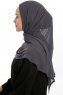 Eylem - Hijab Chiffon One Piece Antracita