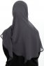 Eylem - Hijab Chiffon One Piece Antracita