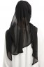 Sahar - Hijab Chiffon One Piece Negro