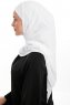 Sahar - Hijab Chiffon One Piece Blanco