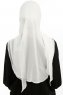 Sahar - Hijab Chiffon One Piece Crema