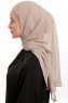 Sahar - Hijab Chiffon One Piece Taupe Claro