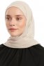 Sahar - Hijab Chiffon One Piece Beige Claro