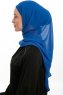 Sahar - Hijab Chiffon One Piece Azul