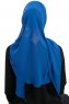Sahar - Hijab Chiffon One Piece Azul