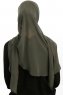 Sahar - Hijab Chiffon One Piece Caqui