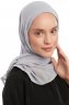 Sahar - Hijab Chiffon One Piece Gris Claro