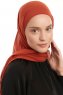 Sahar - Hijab Chiffon One Piece Ladrillo