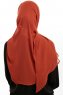 Sahar - Hijab Chiffon One Piece Ladrillo
