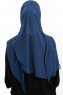 Sahar - Hijab Chiffon One Piece Indigo