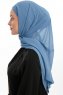 Sahar - Hijab Chiffon One Piece Denim