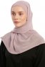 Sahar - Hijab Chiffon One Piece Púrpura