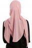 Sahar - Hijab Chiffon One Piece Rosa Oscuro