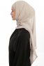 Sahar - Hijab Chiffon One Piece Sand