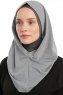 Taliah - Hijab One Piece Gris Claro