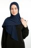 Nermin - Sandy Scarfs Hijab Azul Marino
