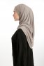 Nermin - Sandy Scarfs Hijab Taupe Oscuro