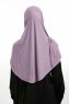 Nermin - Sandy Scarfs Hijab Morado Oscuro