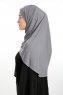 Nermin - Sandy Scarfs Hijab Gris Oscuro