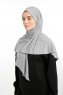 Nermin - Sandy Scarfs Hijab Gris Claro