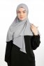 Nermin - Sandy Scarfs Hijab Gris Claro