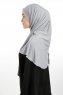Nermin - Sandy Scarfs Hijab Gris Claro