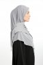 Nermin - Sandy Scarfs Hijab Gris Claro