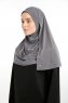 Ilay - Sandy Turban Hijab Gris Oscuro