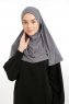 Ilay - Sandy Turban Hijab Gris Oscuro