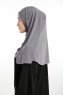 Ilay - Sandy Turban Hijab Gris Oscuro