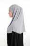 Ilay - Sandy Turban Hijab Gris Claro