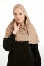 Feriha - Hijab Turban Viscosa Taupe Oscuro