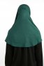 Feriha - Hijab Turban Viscosa Verde Oscuro