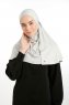 Feriha - Hijab Turban Viscosa Gris Claro