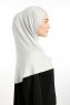 Feriha - Hijab Turban Viscosa Gris Claro