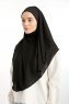 Bengi - Micro Krep Turban Hijab Negro